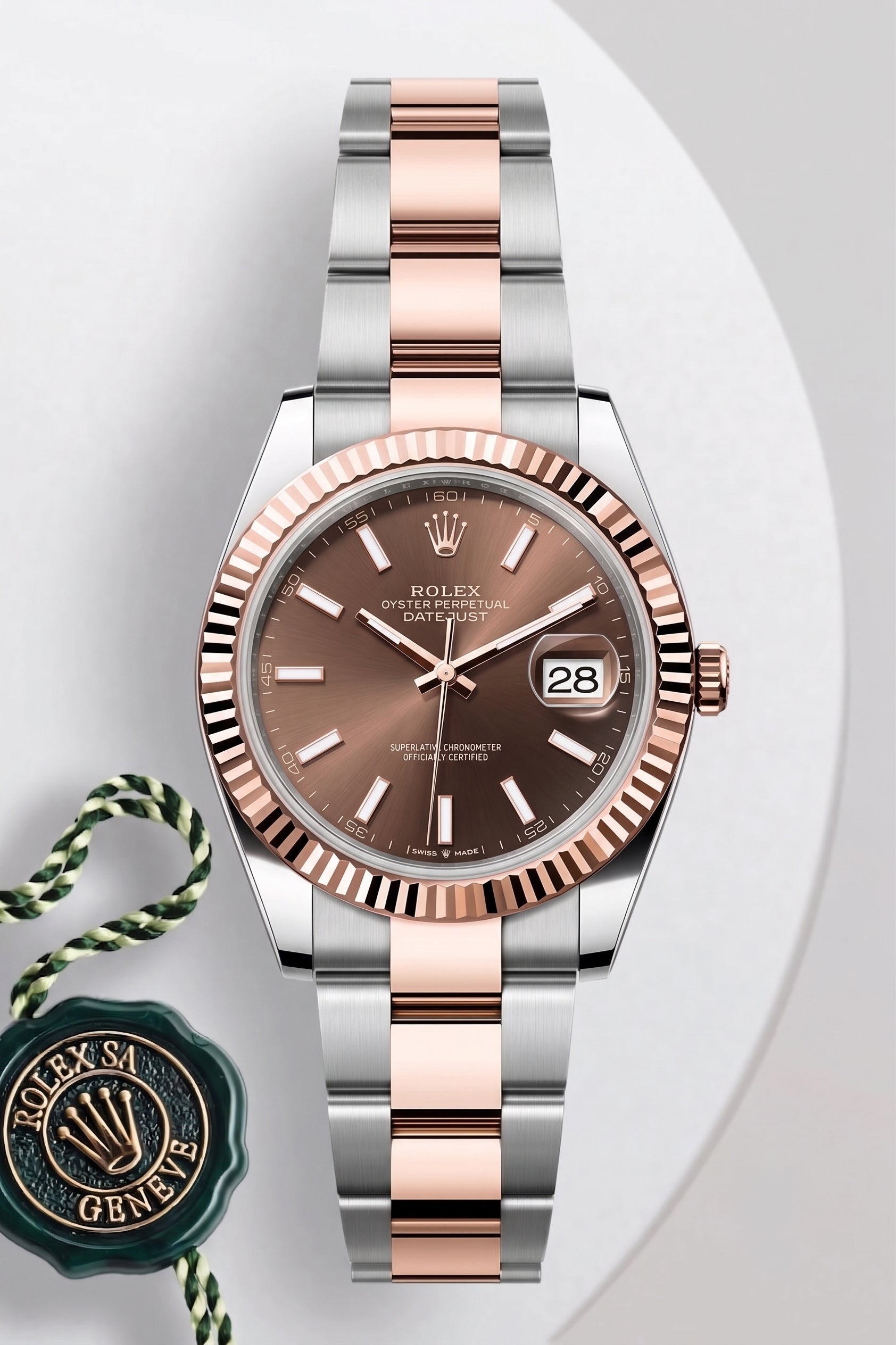 Rolex Datejust 41 Everose Gold Chocolate Dial 126331