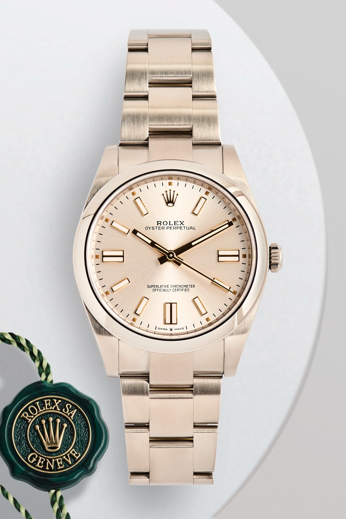 Rolex Oyster Perpetual 41MM Silver Dial 124300