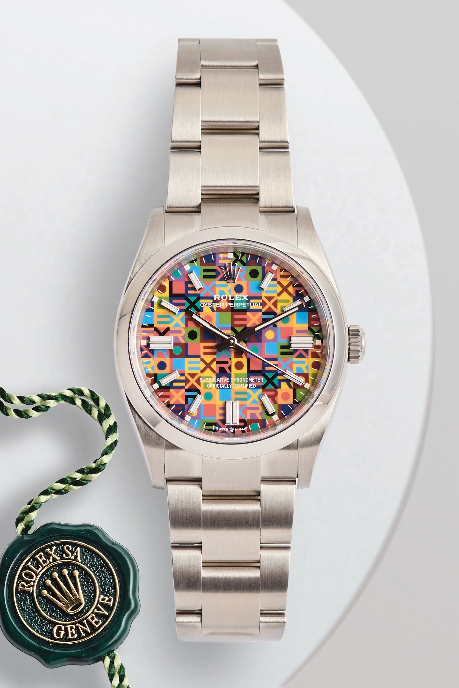 Rolex Oyster Perpetual 36MM Multicolored Dial 126000