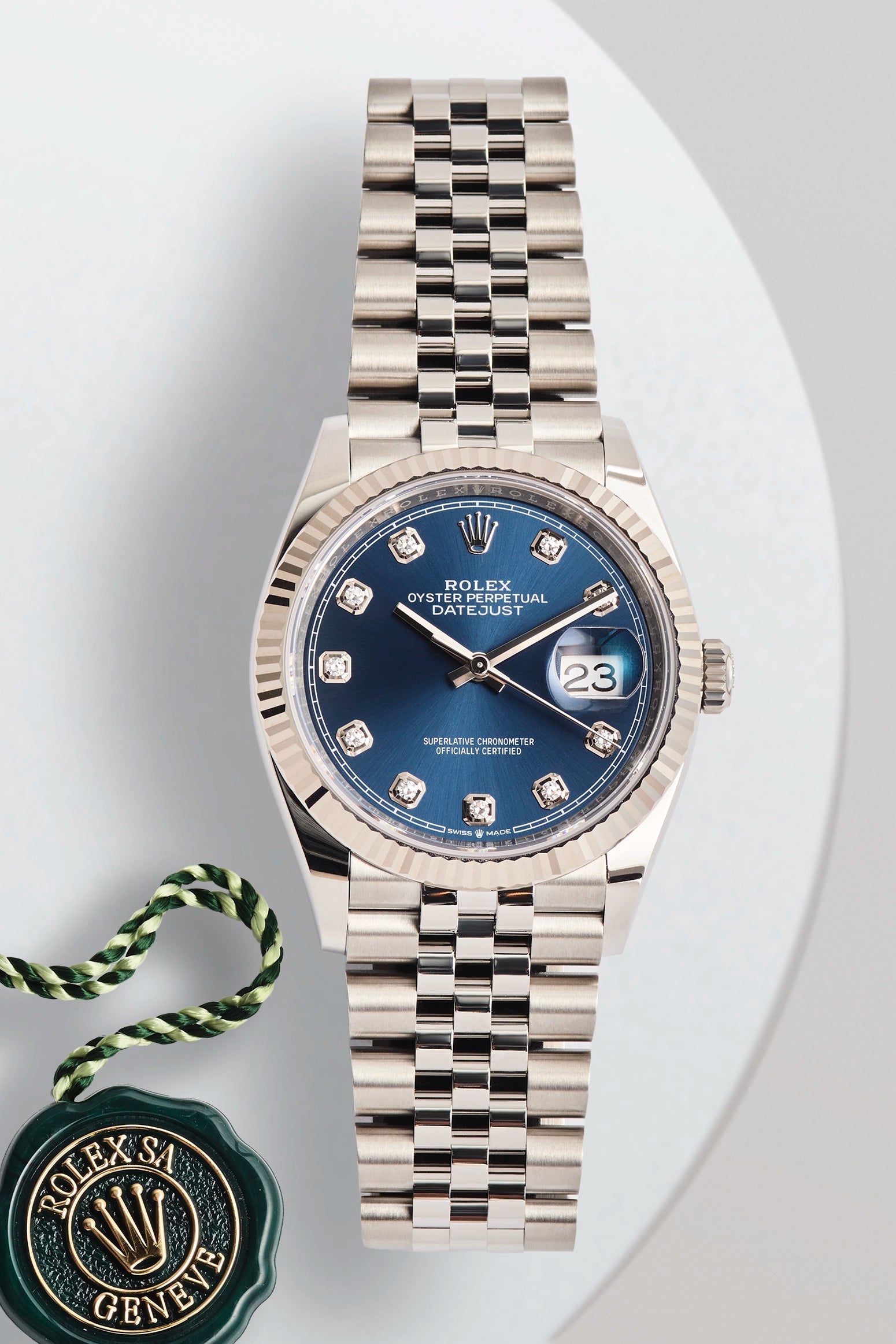 Rolex Datejust 36 Blue Diamond Dial 126234