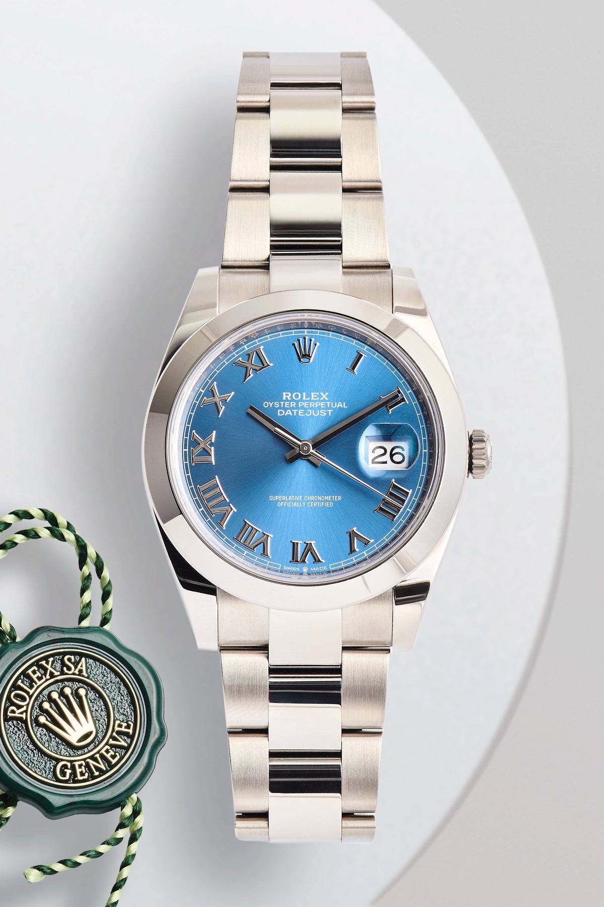 Rolex Datejust 41 Azzurro Blue Dial 126300
