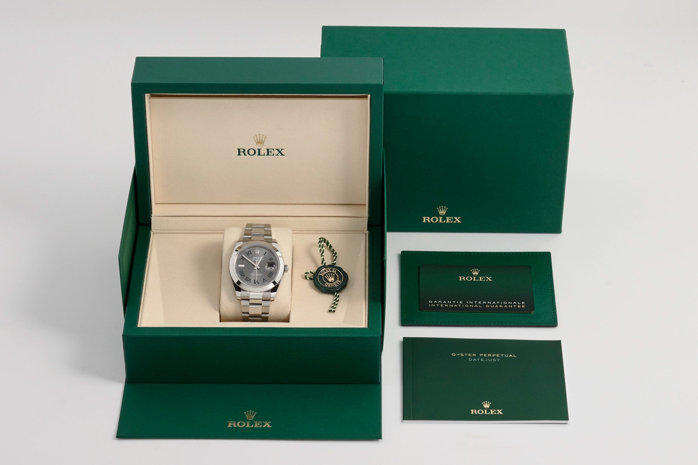 Rolex Datejust 41 Wimbledon Dial 126300