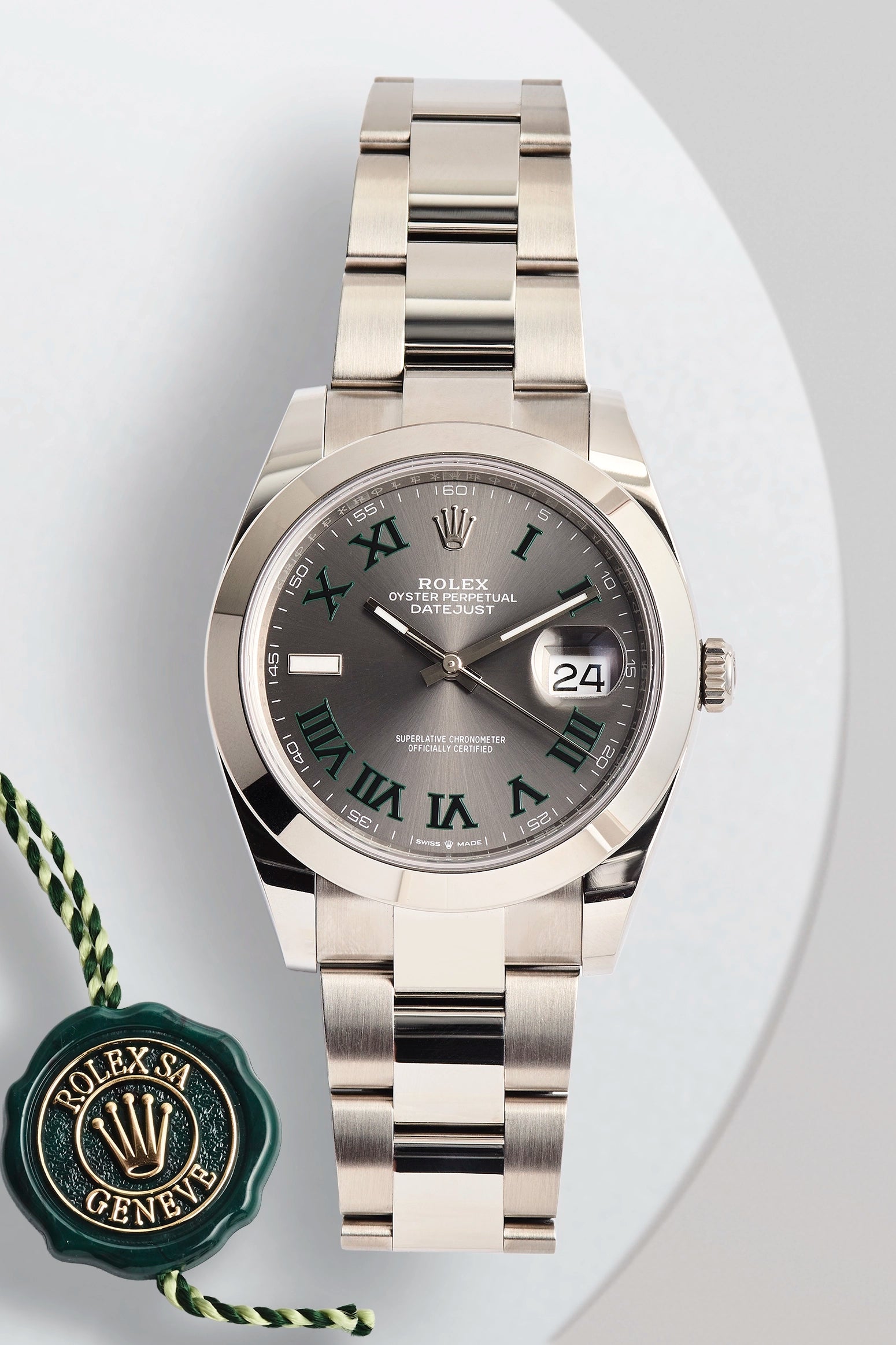 Rolex Datejust 41 Wimbledon Dial 126300