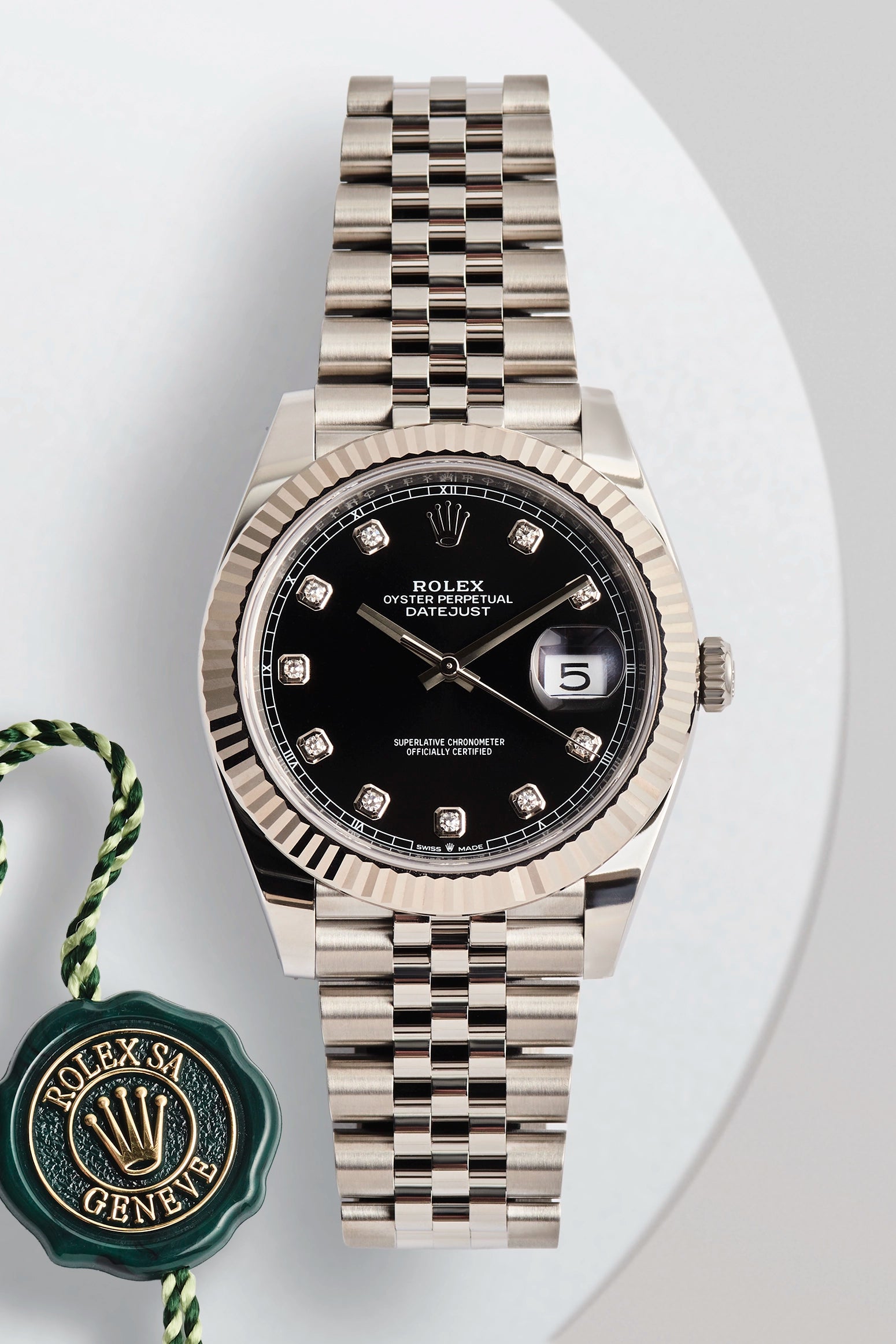 Rolex Datejust 41 Black Diamond Dial 126334