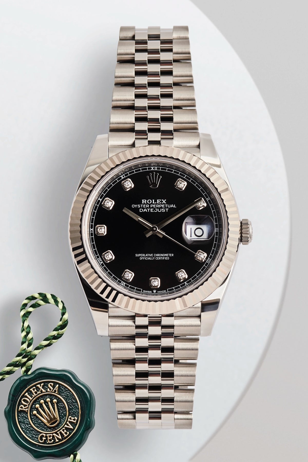 Rolex Datejust 41 Black Diamond Dial 126334