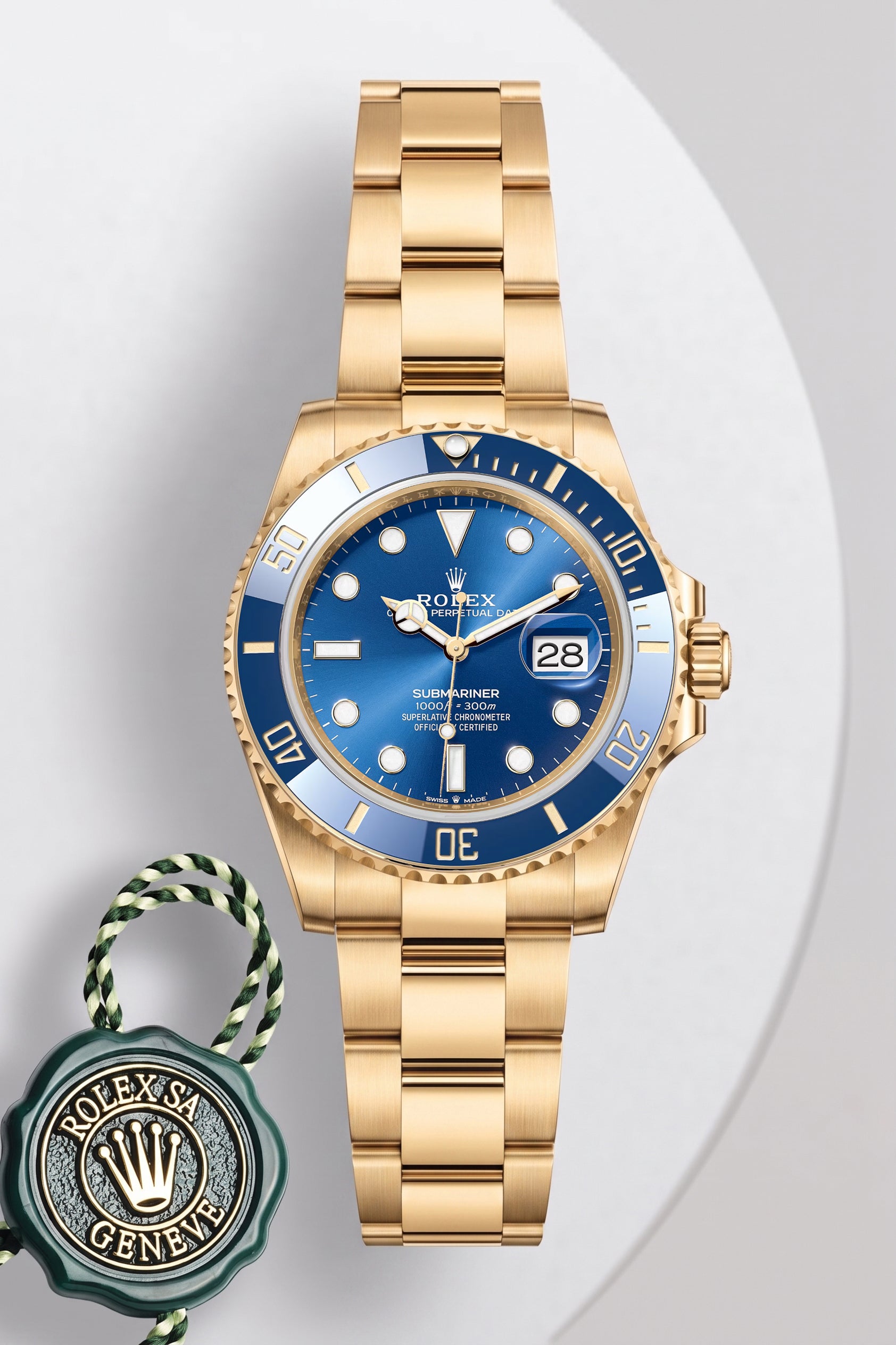 Rolex Submariner Date 41MM Yellow Gold Blue Dial 126618LB