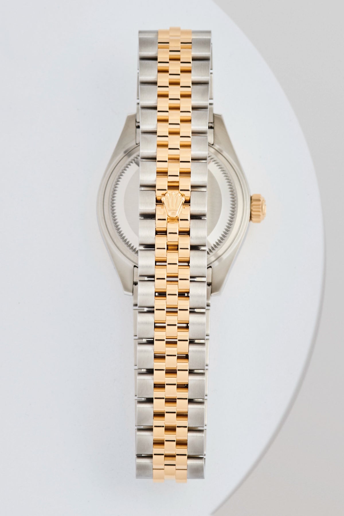 Rolex Lady-Datejust 28 Yellow Gold Champagne Diamond Dial 279173