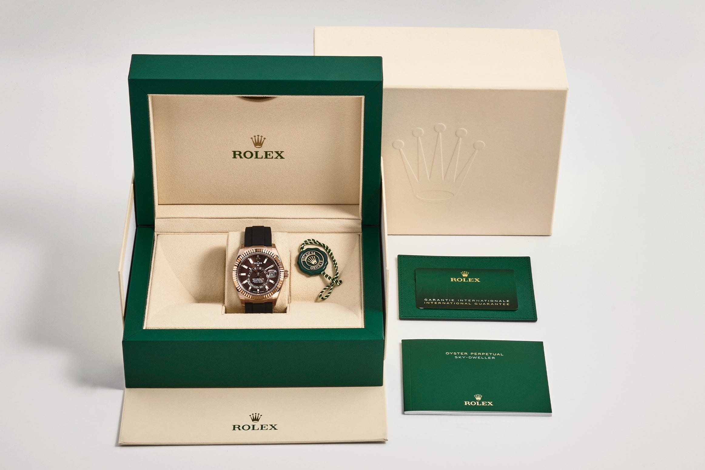 Rolex Sky-Dweller Everose Gold Chocolate Dial 336235