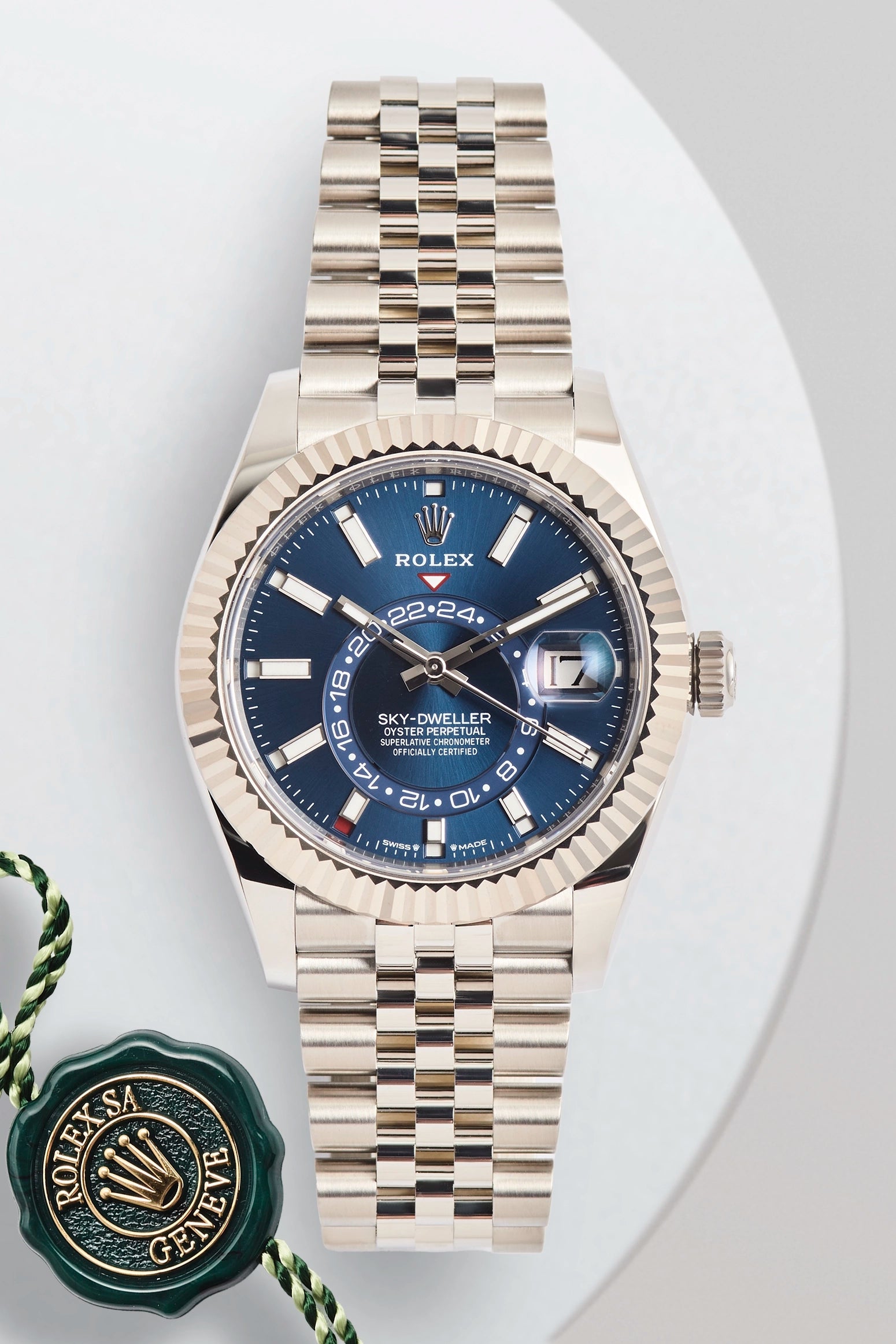 Rolex Sky-Dweller Blue Dial Jubilee Bracelet 336934