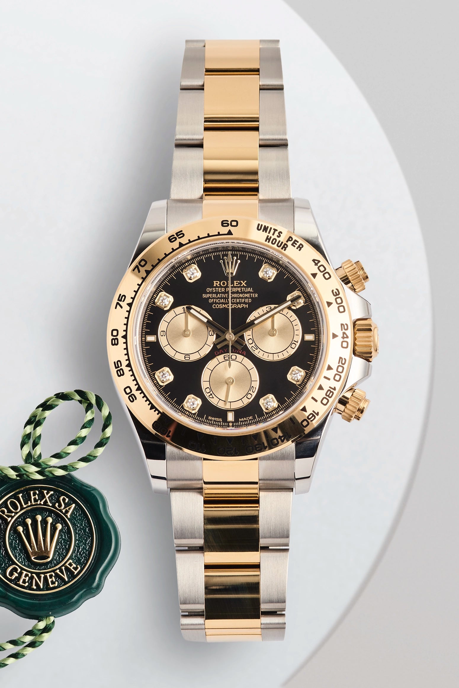 Rolex Daytona Yellow Gold Black Diamond Dial 126503