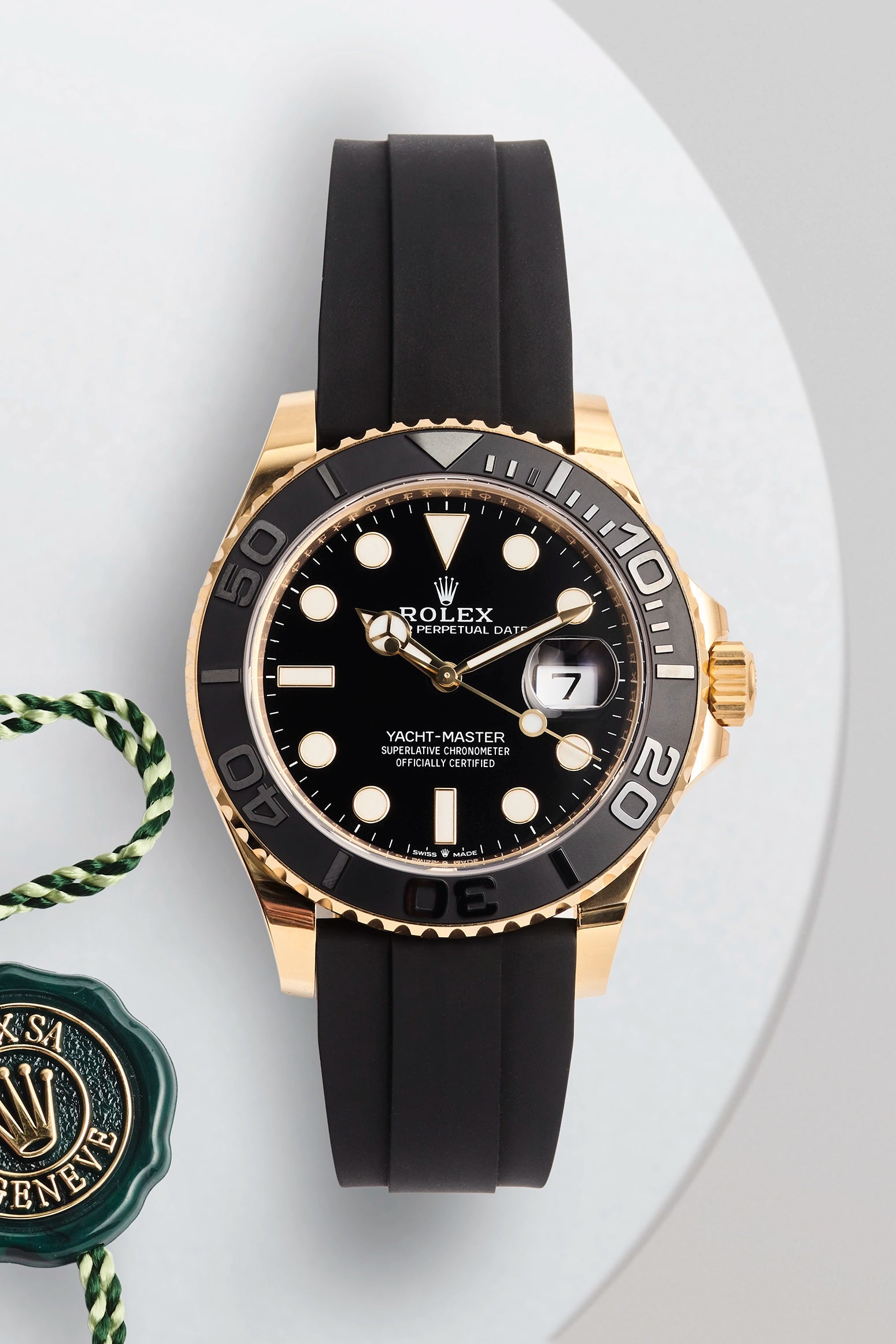 Rolex Yacht-Master 42 Yellow Gold Oysterflex 226658