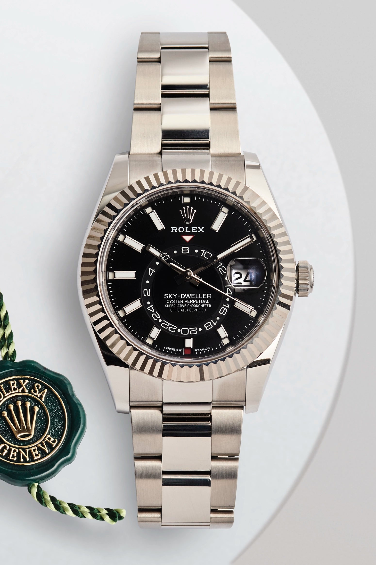 Rolex Sky-Dweller Black Dial Oyster-Bracelet 336934