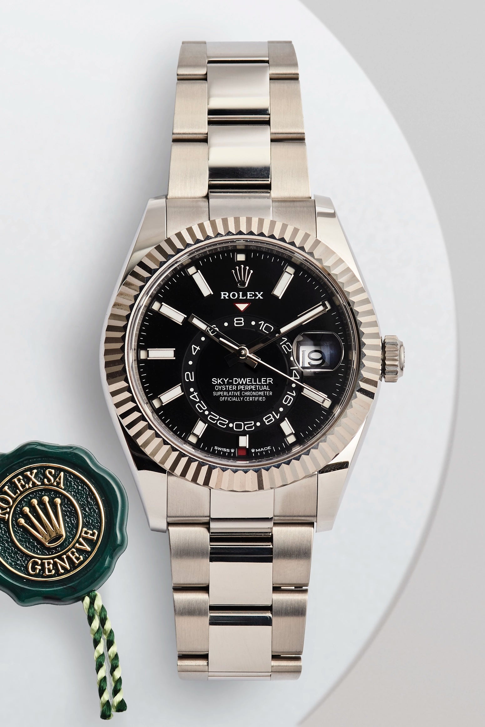 Rolex Sky-Dweller Black Dial Oyster-Bracelet 336934