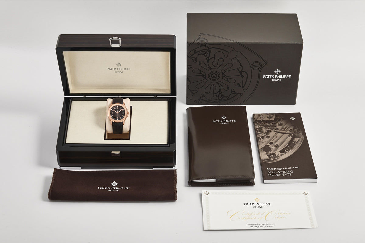 Patek Philippe Aquanaut Brown Dial Rose Gold 5167R-001