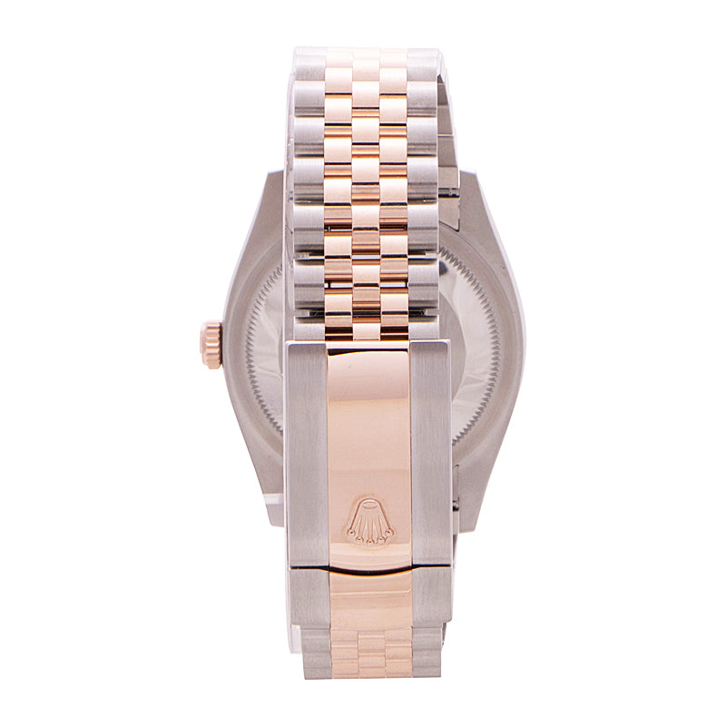 Rolex Datejust 36 Everose Gold Black Diamond Dial 126231