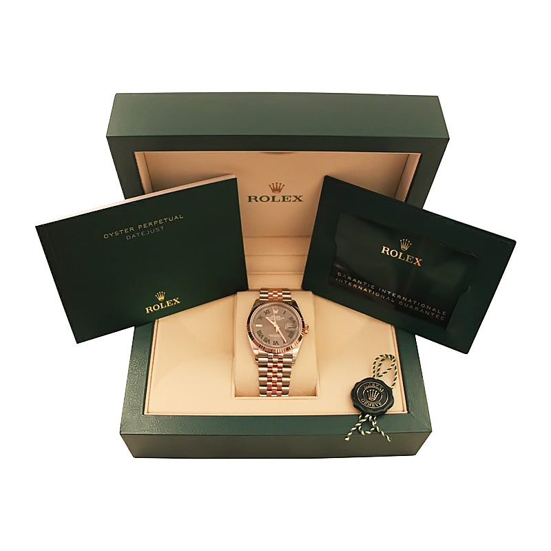 Rolex Datejust 36 Everose Gold Wimbledon Dial 126231