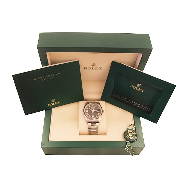 Rolex Datejust 36 Aubergine Diamond Dial 126234