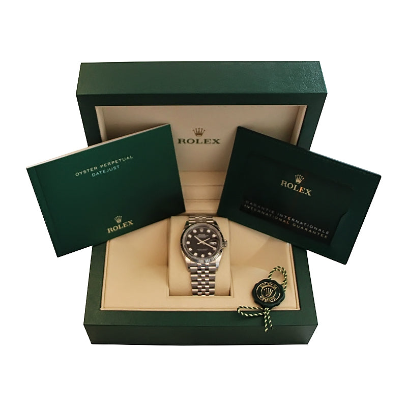 Rolex Datejust 36 Black Diamond Dial 126234