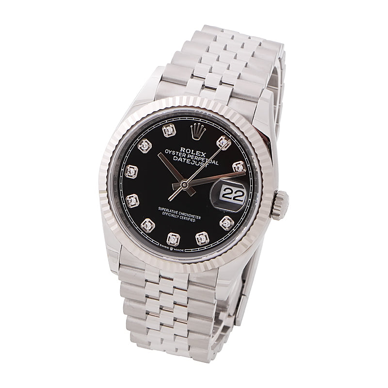 Rolex Datejust 36 Black Diamond Dial 126234