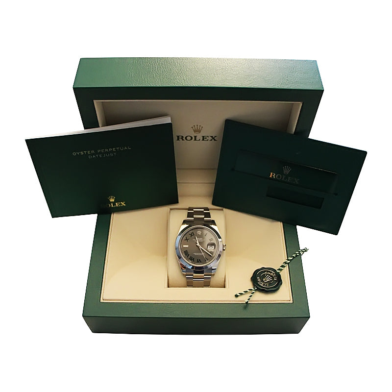 Rolex Datejust 41 Wimbledon Dial 126300