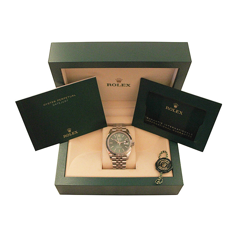 Rolex Datejust 41 Mint Green Dial 126334