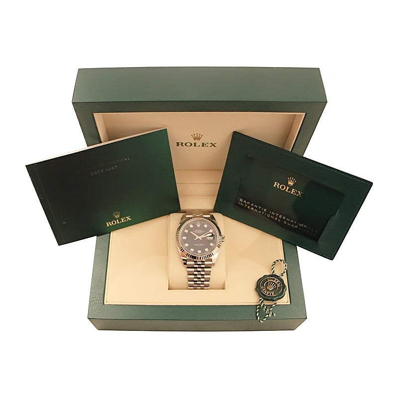 Rolex Datejust 41 Blue Diamond Dial 126334