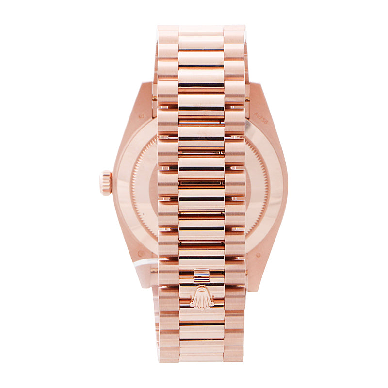 Rolex Day-Date 40 Everose Gold Chocolate Dial 228235