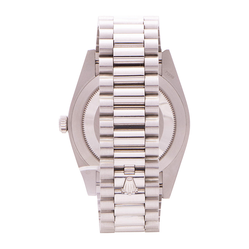Rolex Day-Date 40 Platinum Ice Blue Dial 228206