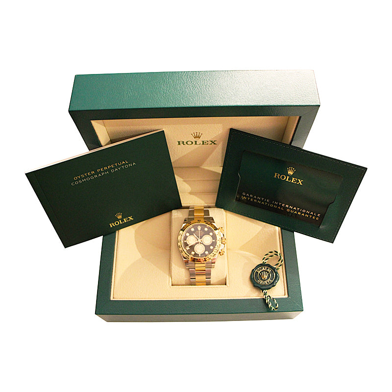 Rolex Daytona Yellow Gold Black Diamond Dial 126503
