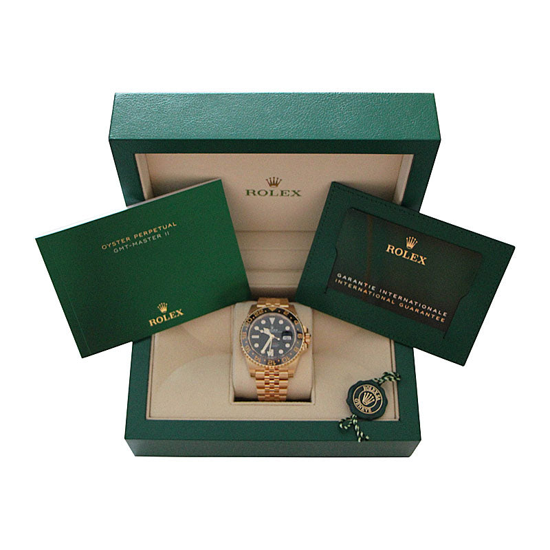 Rolex GMT-Master II Yellow Gold 126718GRNR