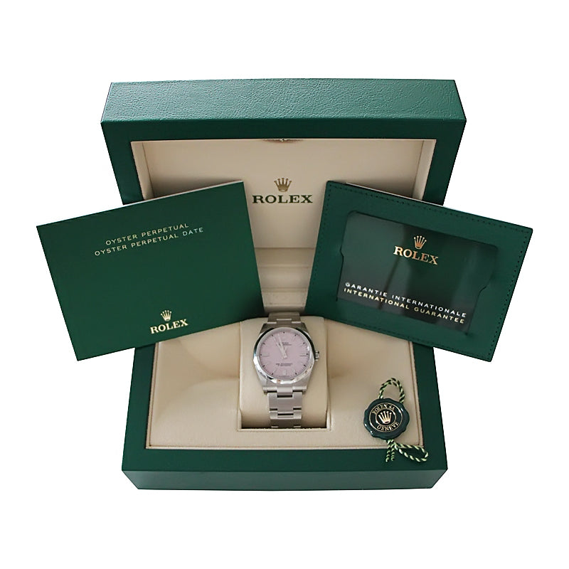 Rolex Oyster Perpetual 36MM Candy Pink Dial 126000