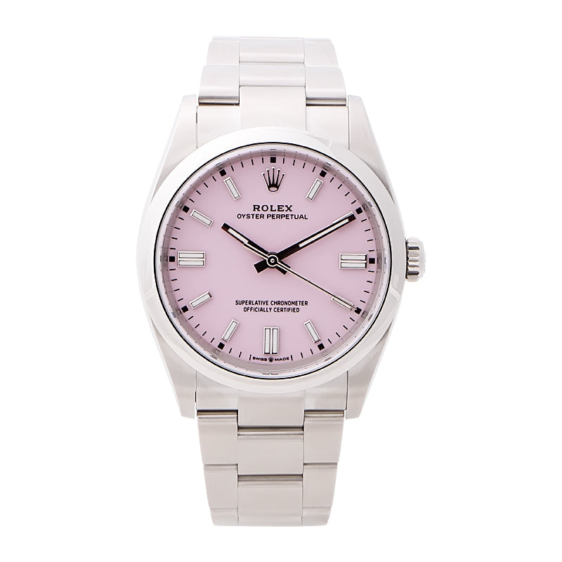 Rolex Oyster Perpetual 36MM Candy Pink Dial 126000