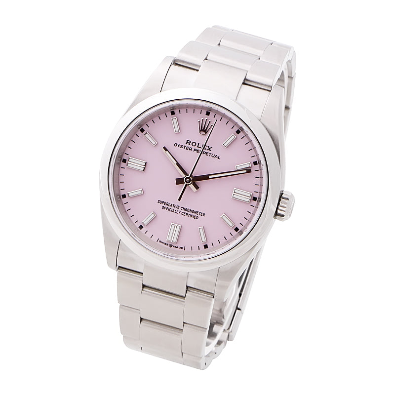 Rolex Oyster Perpetual 36MM Candy Pink Dial 126000