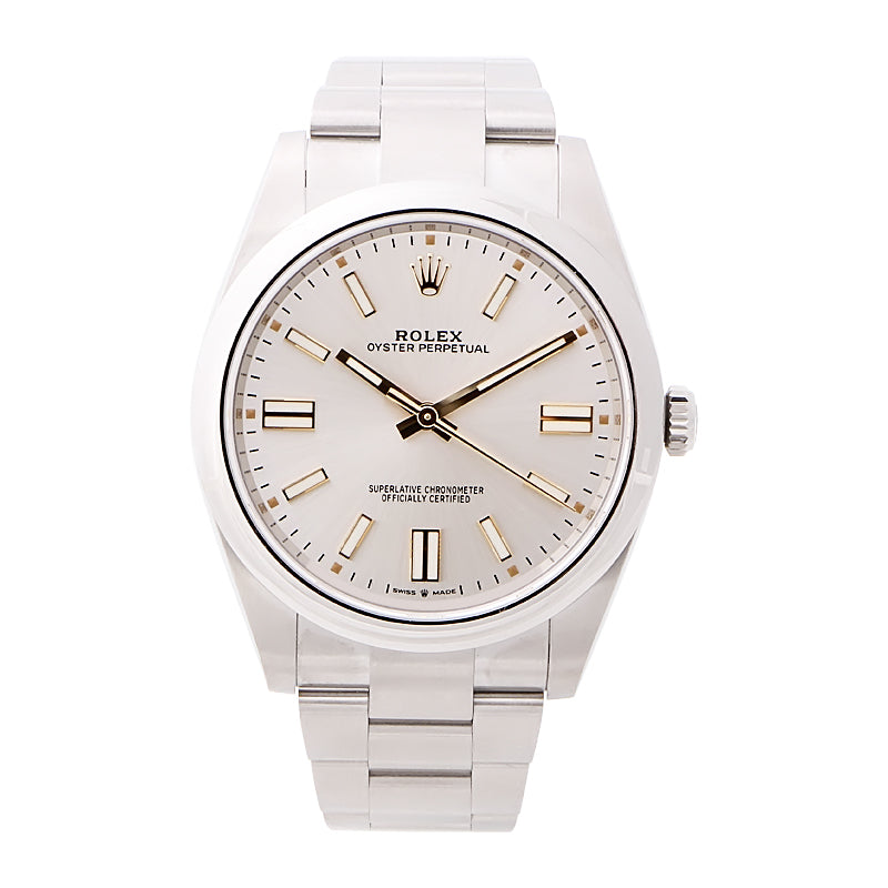 Rolex Oyster Perpetual 41MM Silver Dial 124300