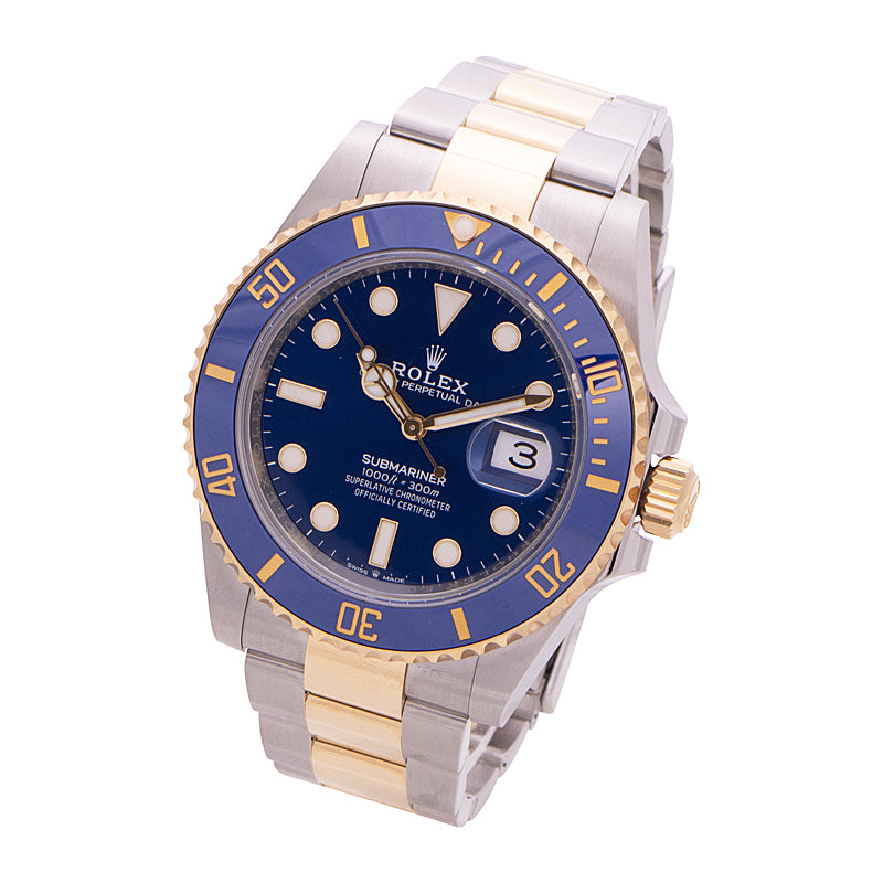Rolex Submariner Date 41MM Yellow Gold Blue Dial 126613LB