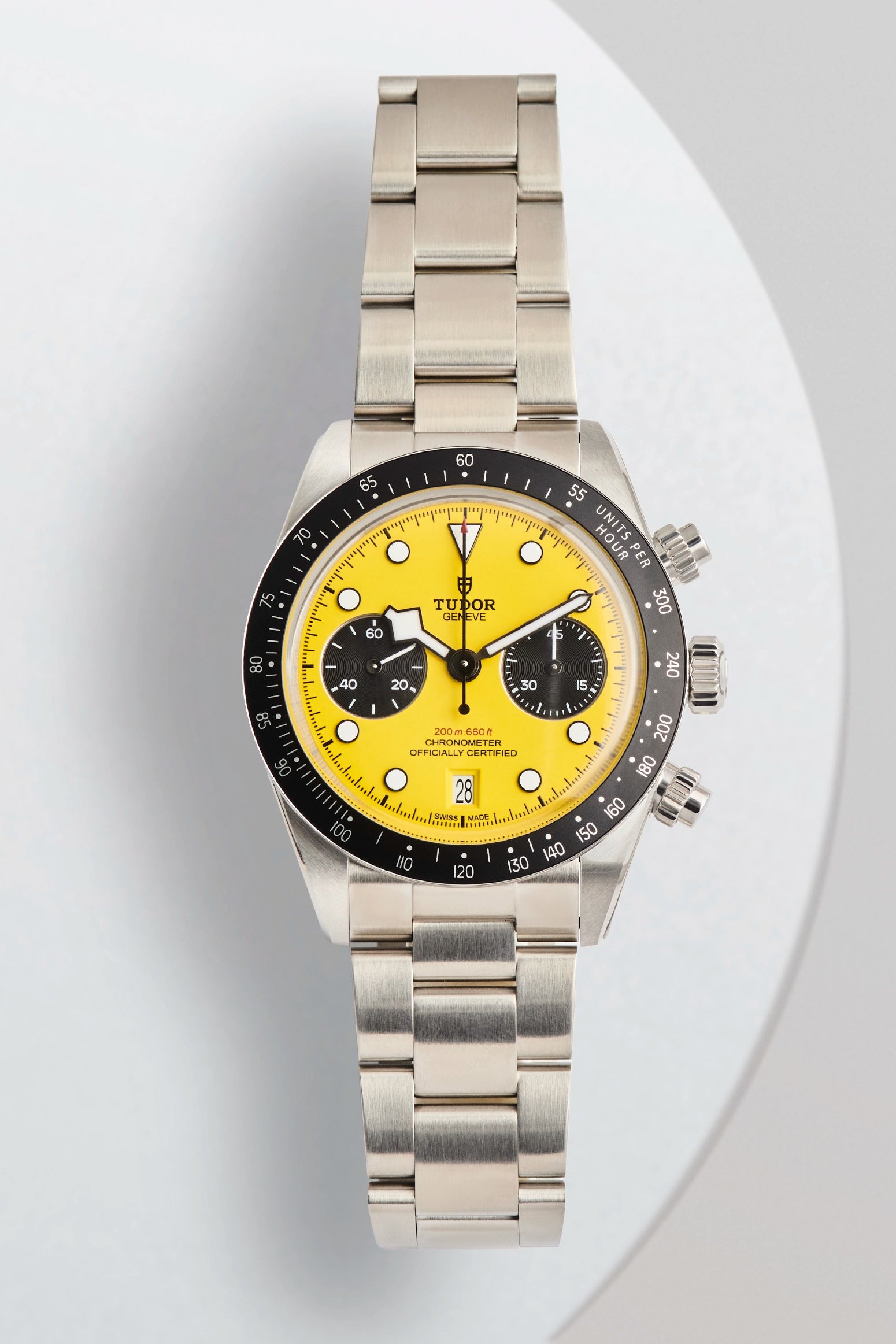 Tudor Black Bay Chrono 39MM Yellow Dial 79310N
