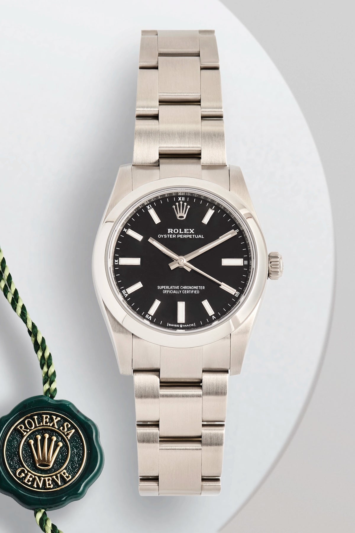 Rolex Oyster Perpetual 34MM Black Dial 124200