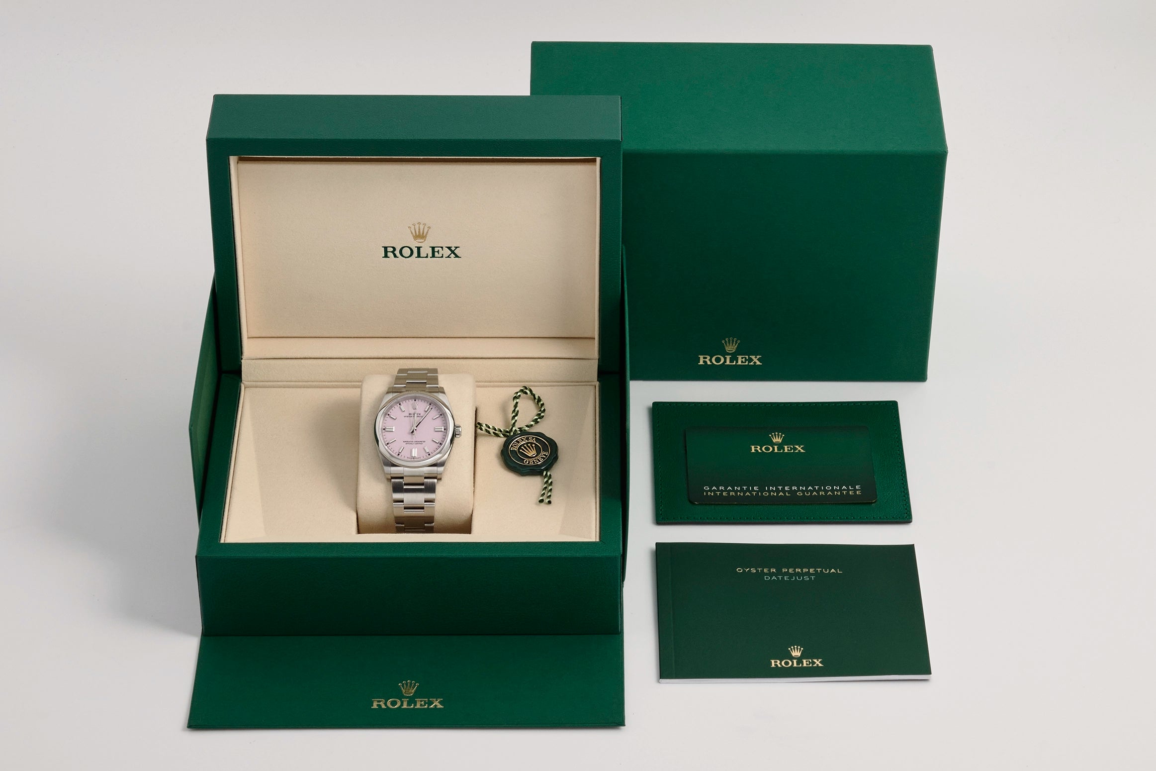 Rolex Oyster Perpetual 36MM Candy Pink Dial 126000