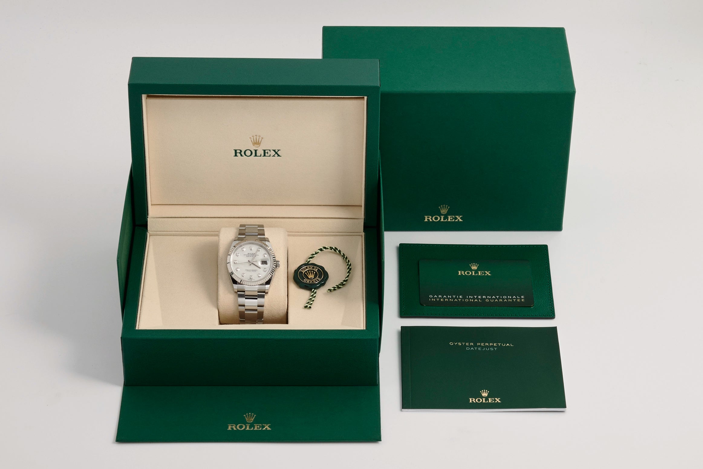 Rolex Datejust 36 Mother Of Pearl Diamond Dial 126234