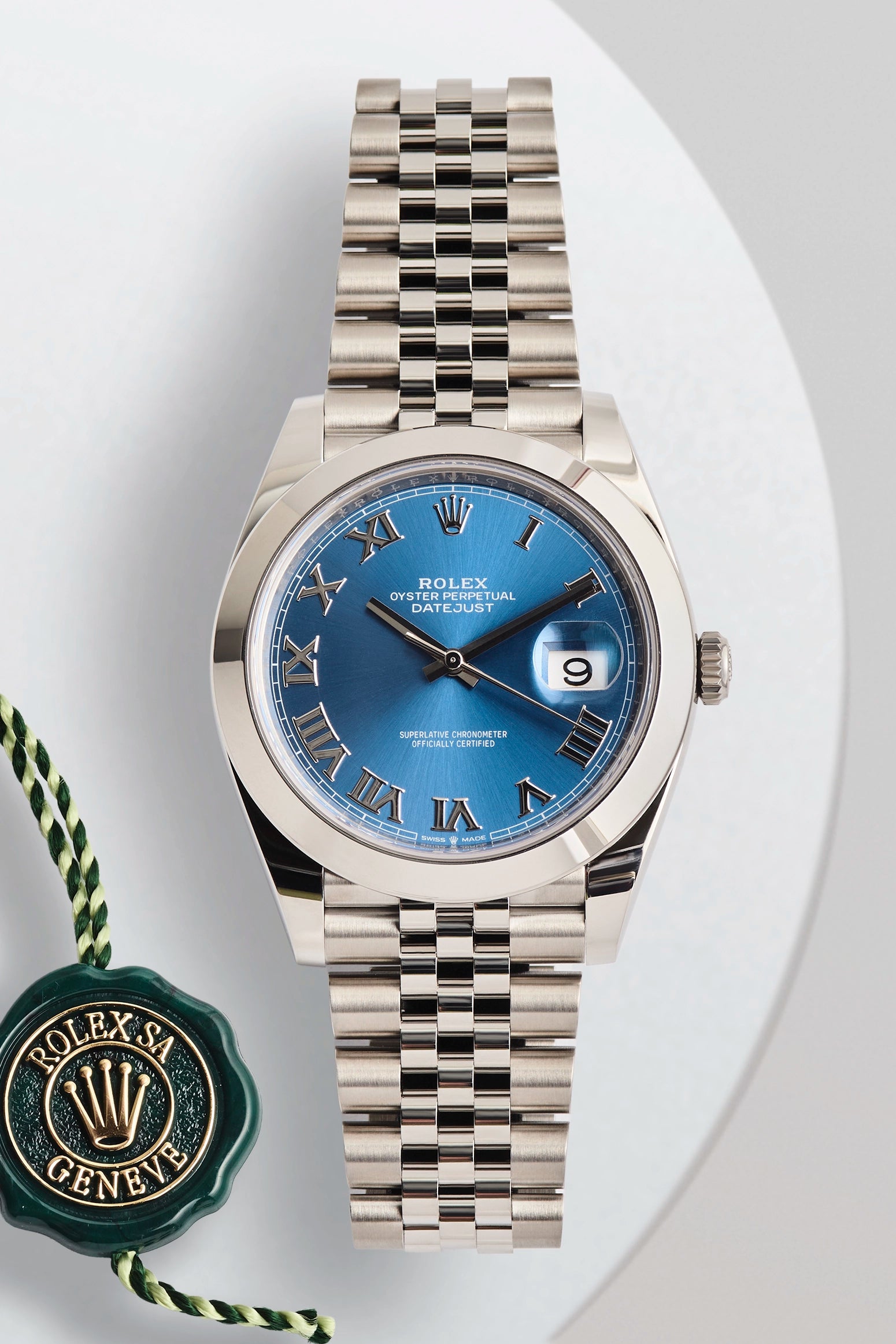 Rolex Datejust 41 Azzurro Blue Dial 126300