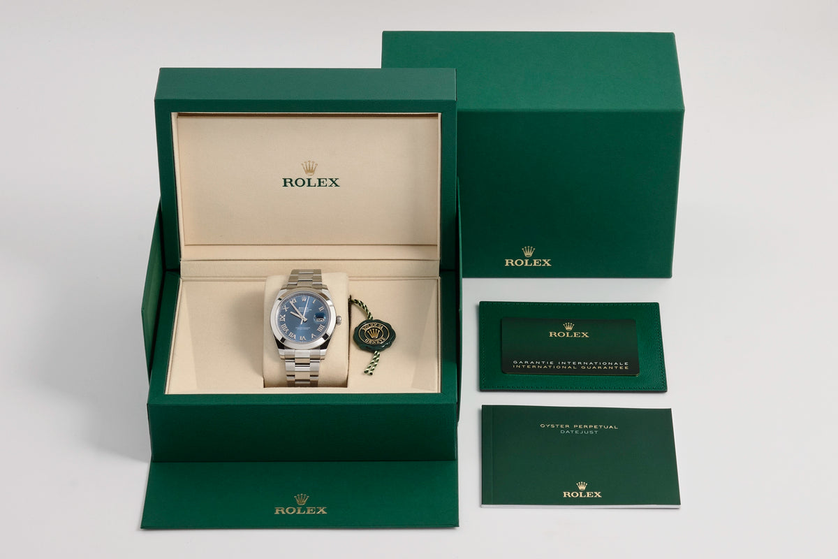 Rolex Datejust 41 Azzurro Blue Dial 126300