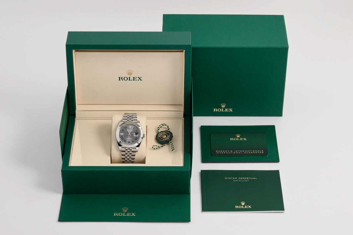 Rolex Datejust 41 Wimbledon Dial 126300