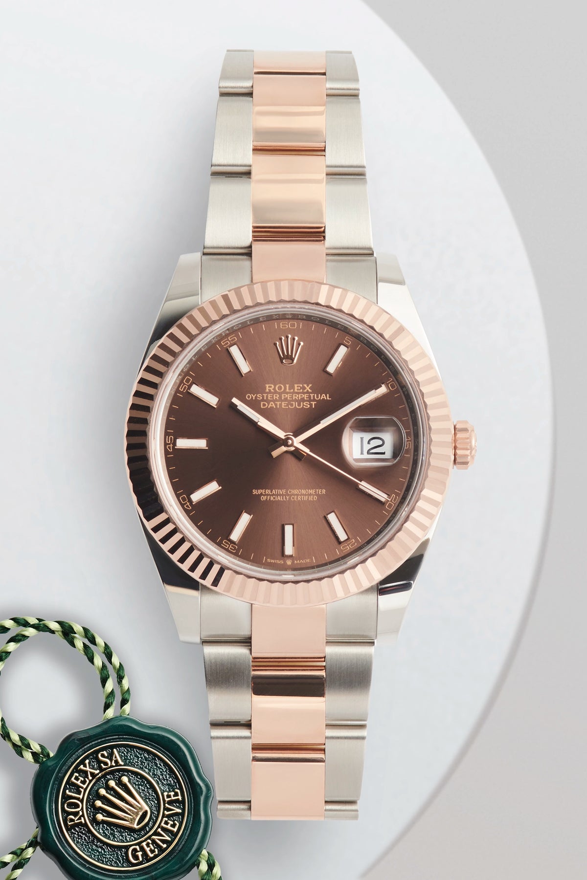 Rolex Datejust 41 Everose Gold Chocolate Dial 126331