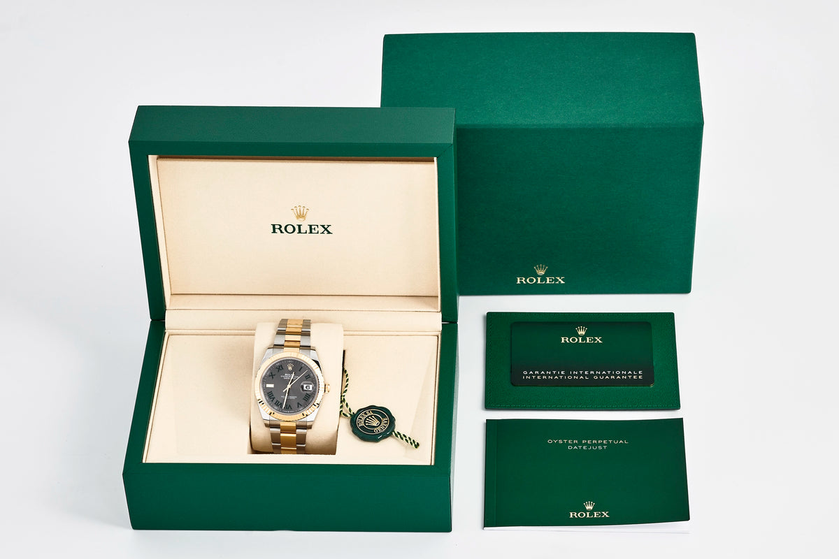 Rolex Datejust 41 Yellow Gold Wimbledon Dial 126333