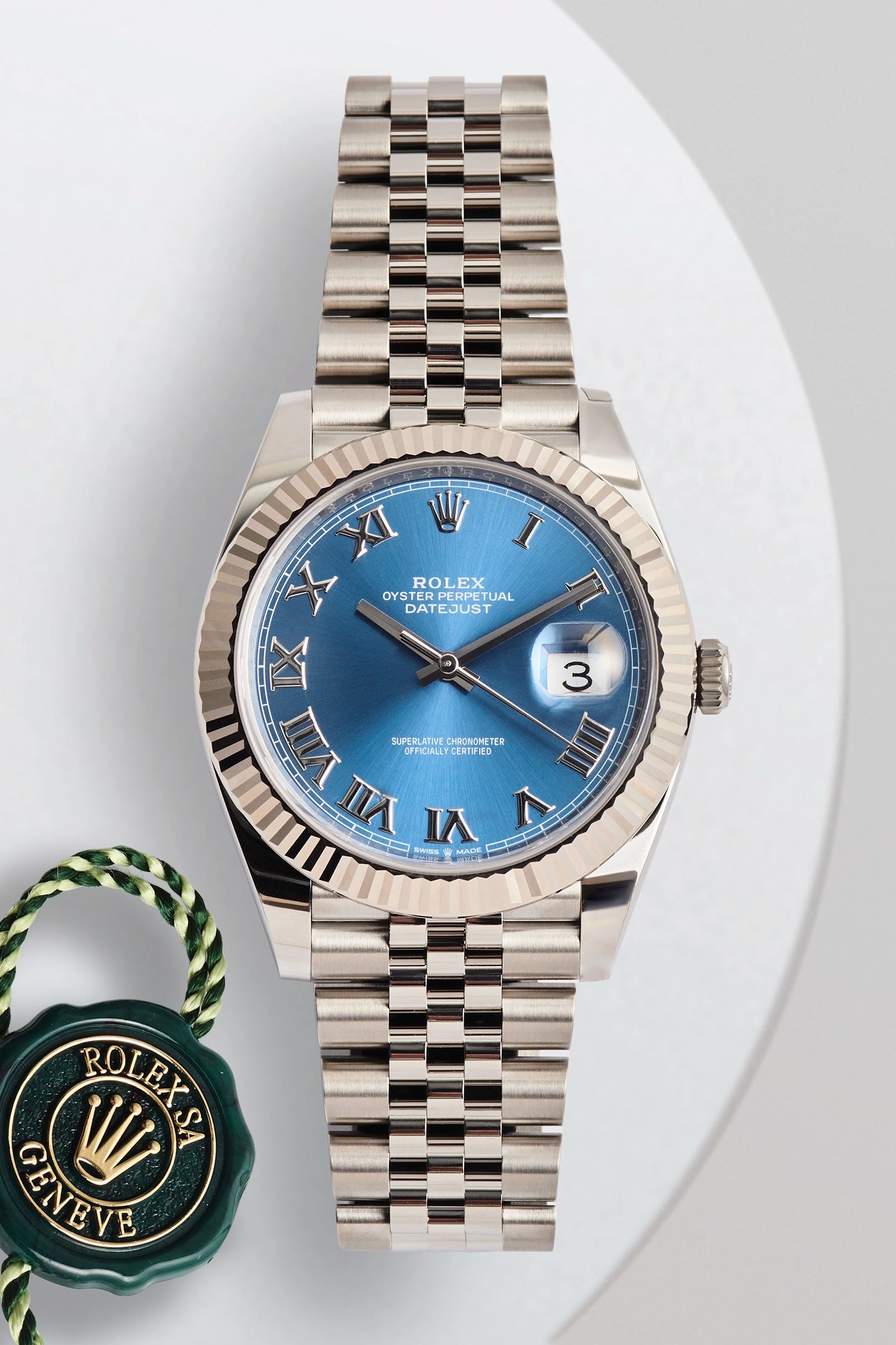 Rolex Datejust 41 Azzuro Blue Dial 126334