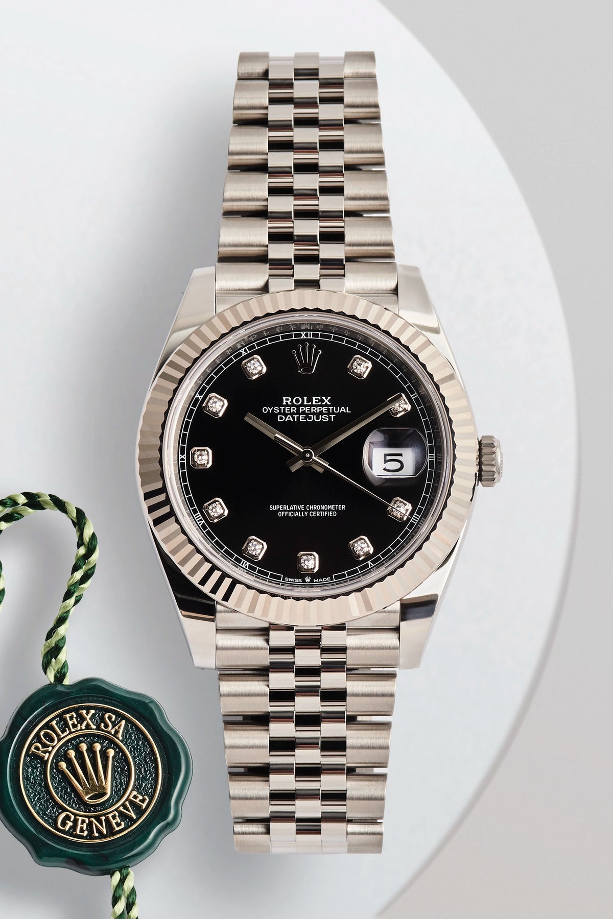 Rolex Datejust 41 Black Diamond Dial 126334
