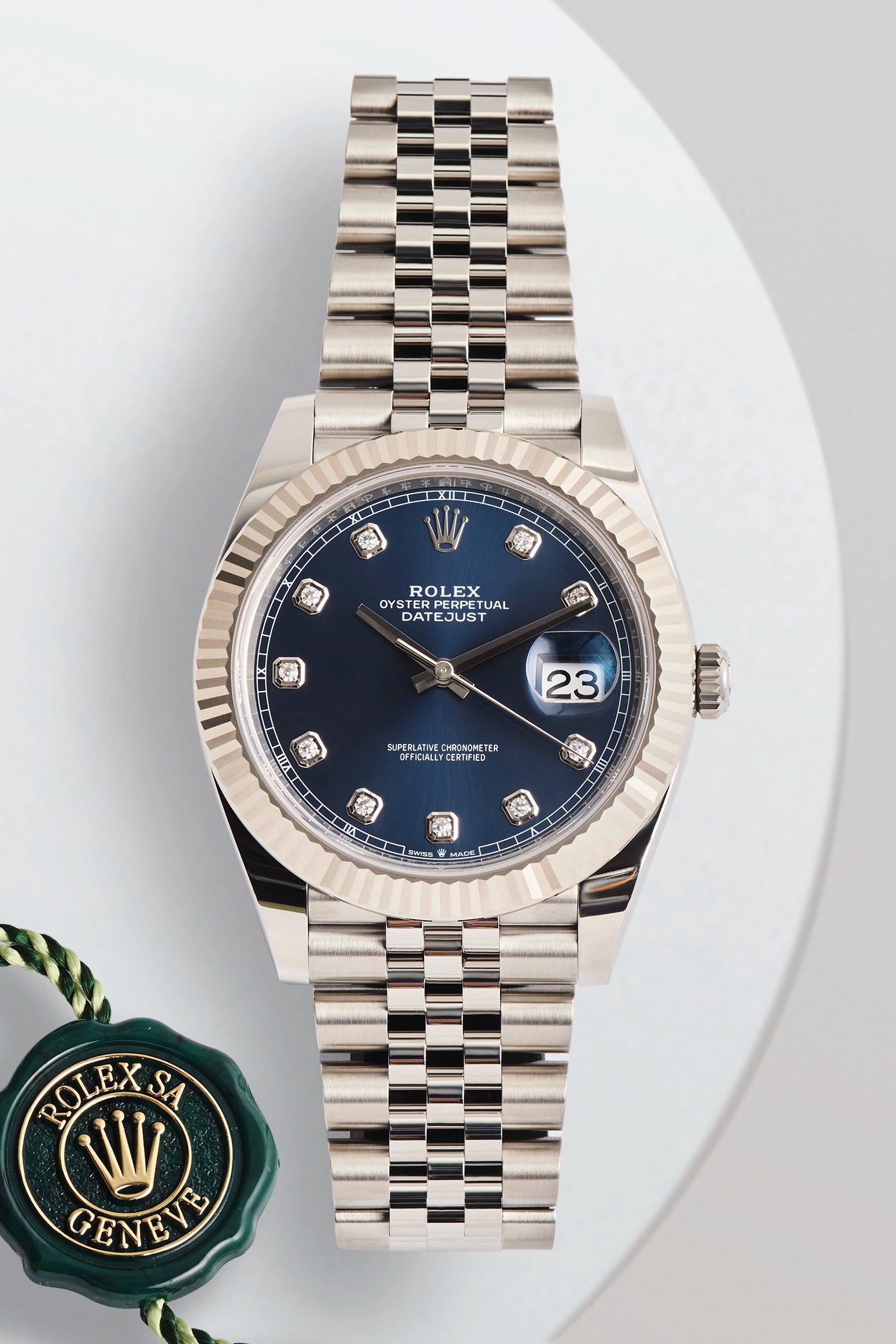 Rolex Datejust 41 Blue Diamond Dial 126334