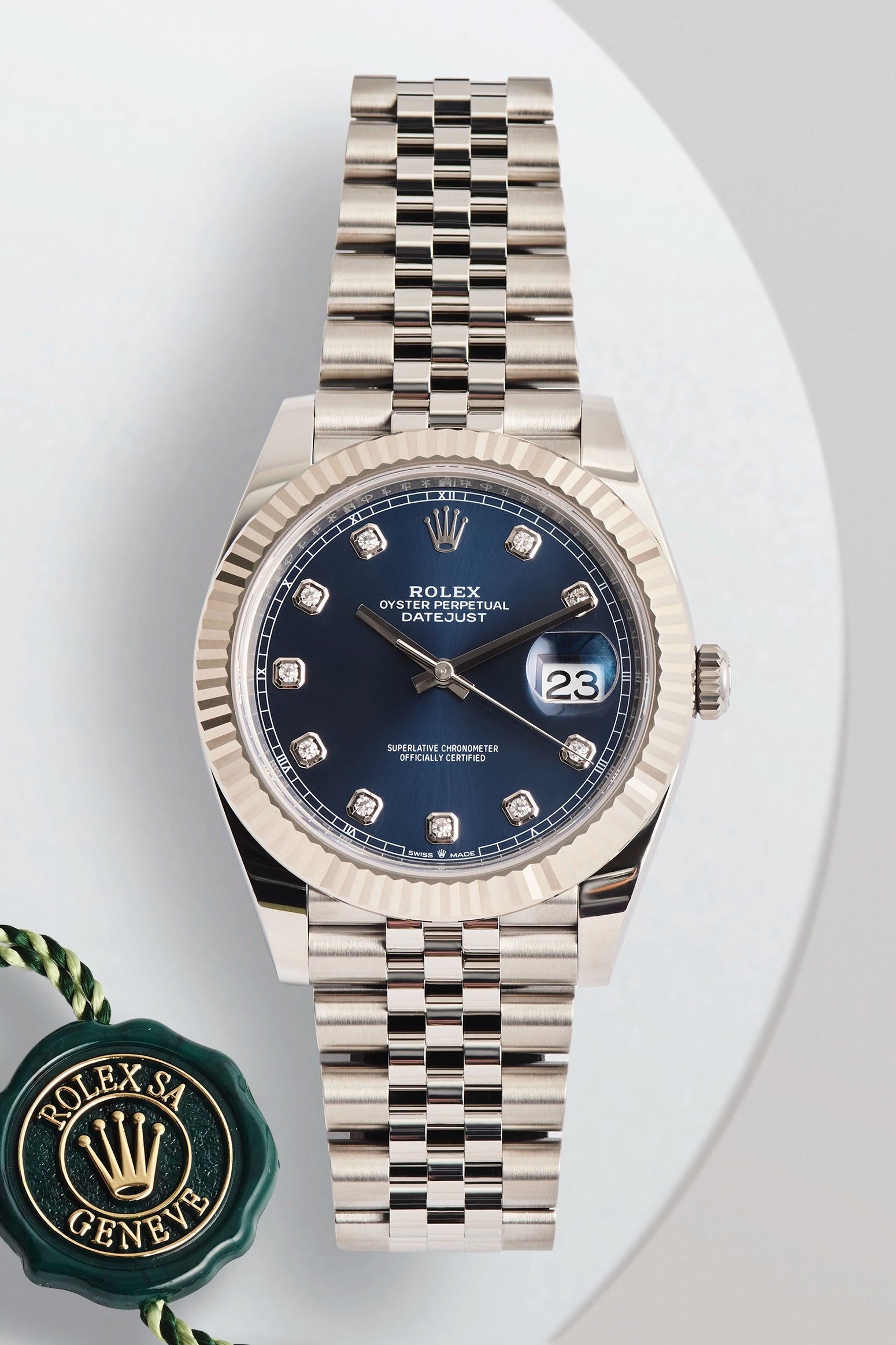 Rolex Datejust 41 Blue Diamond Dial 126334