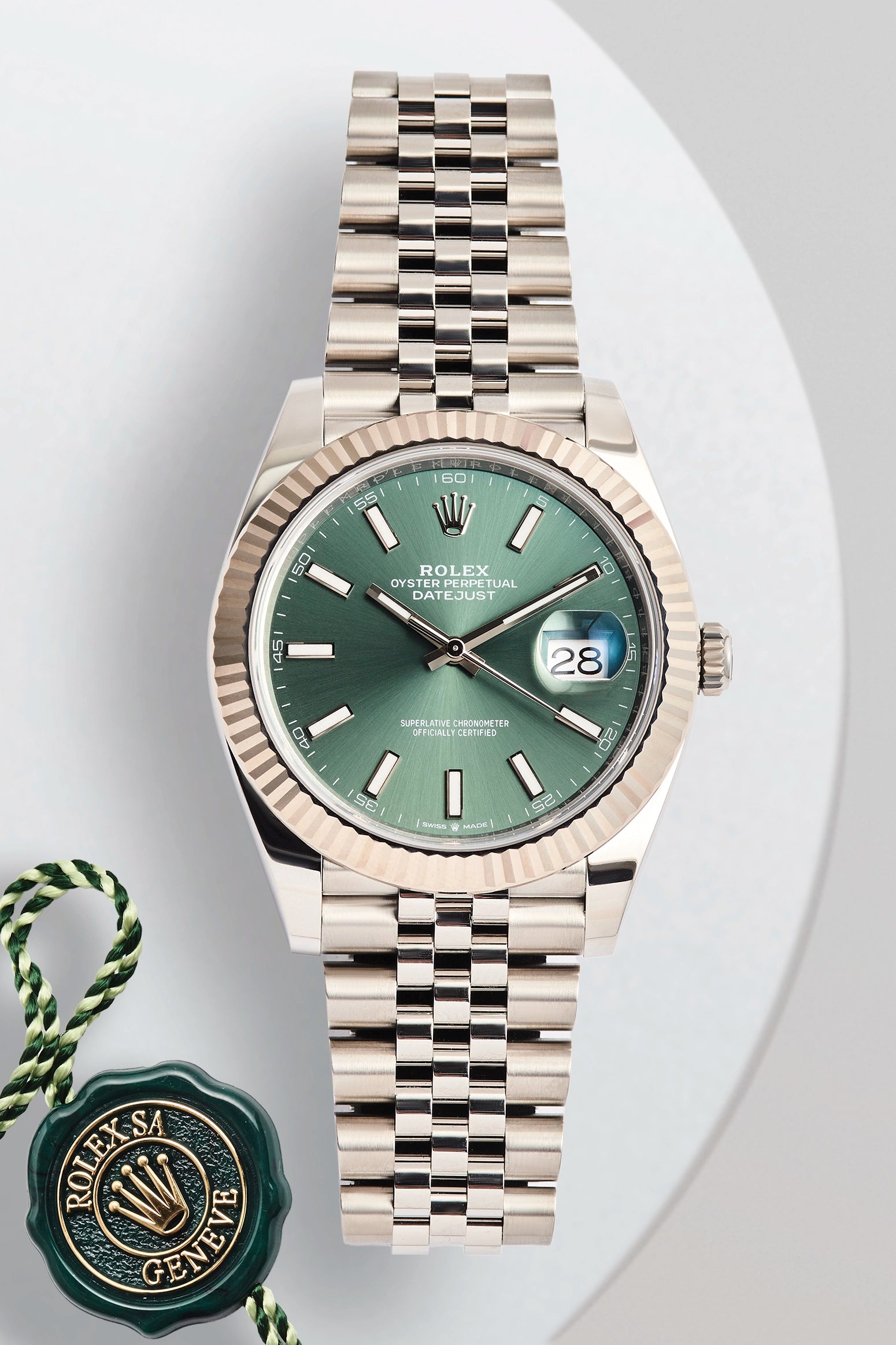Rolex Datejust 41 Mint Green Dial 126334