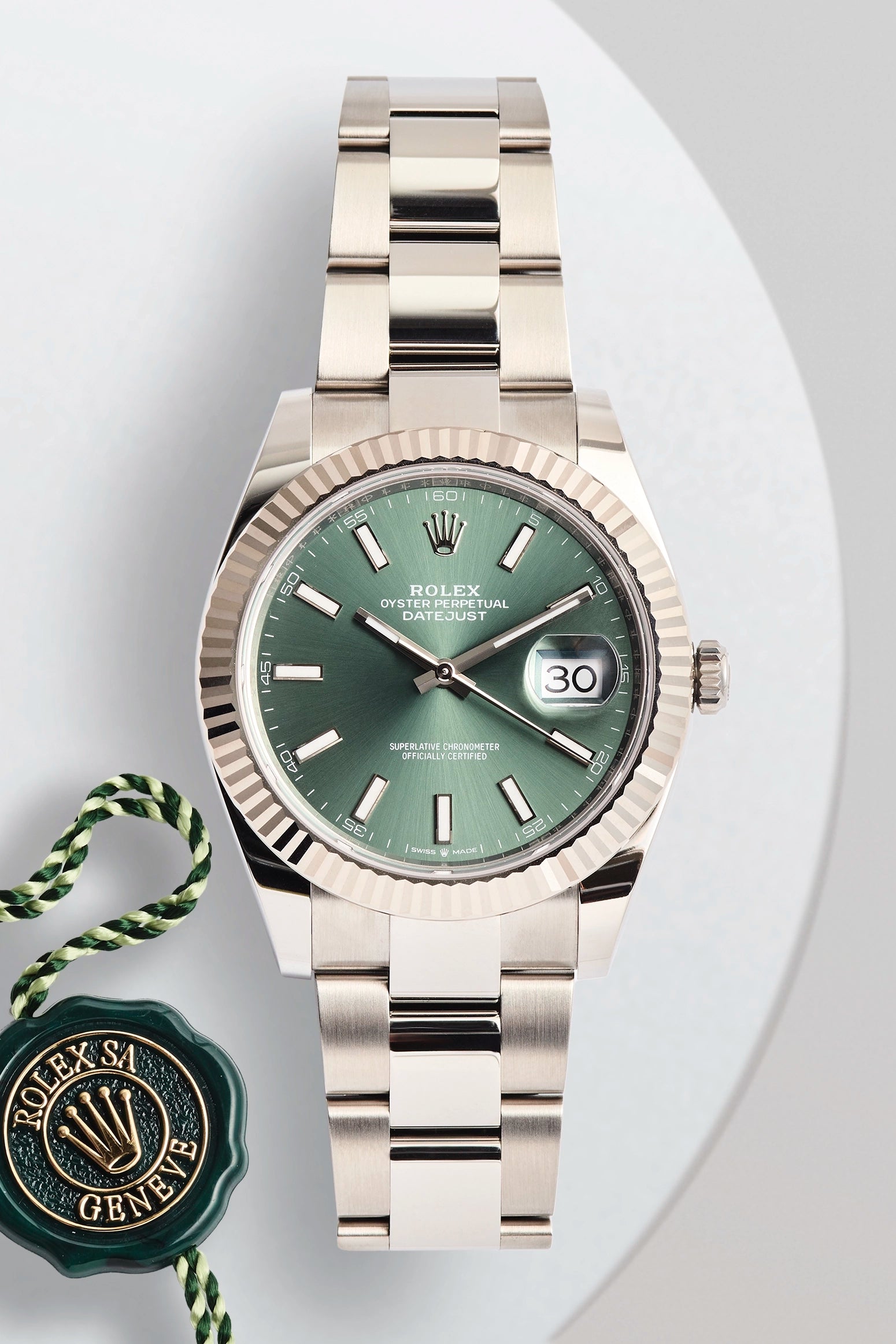 Rolex Datejust 41 Mint Green Dial 126334